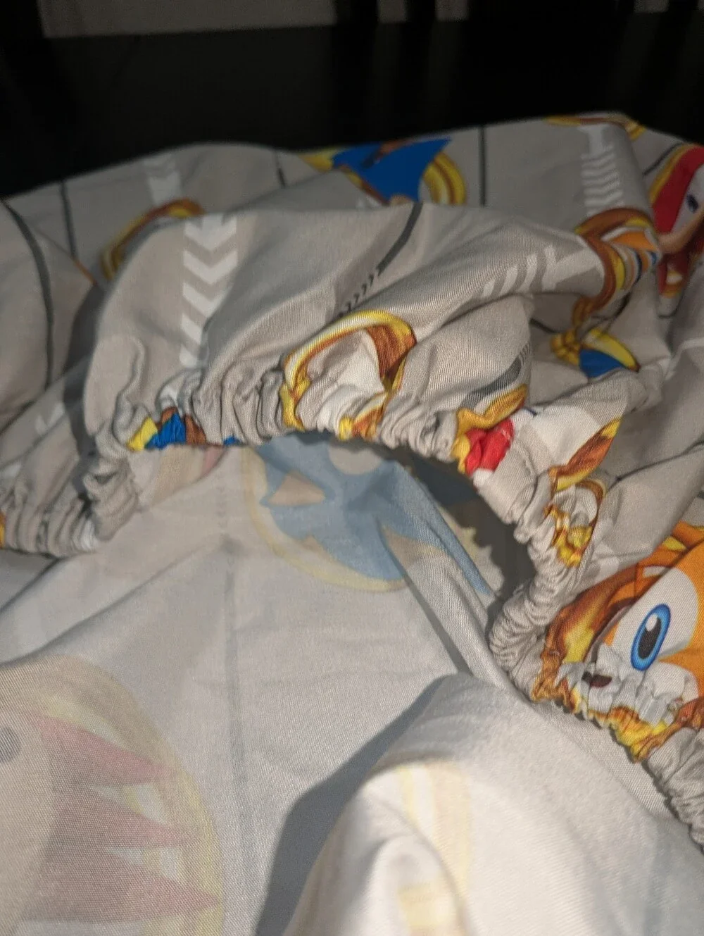 Twin fitted Sonic the Hedgehog Sheet